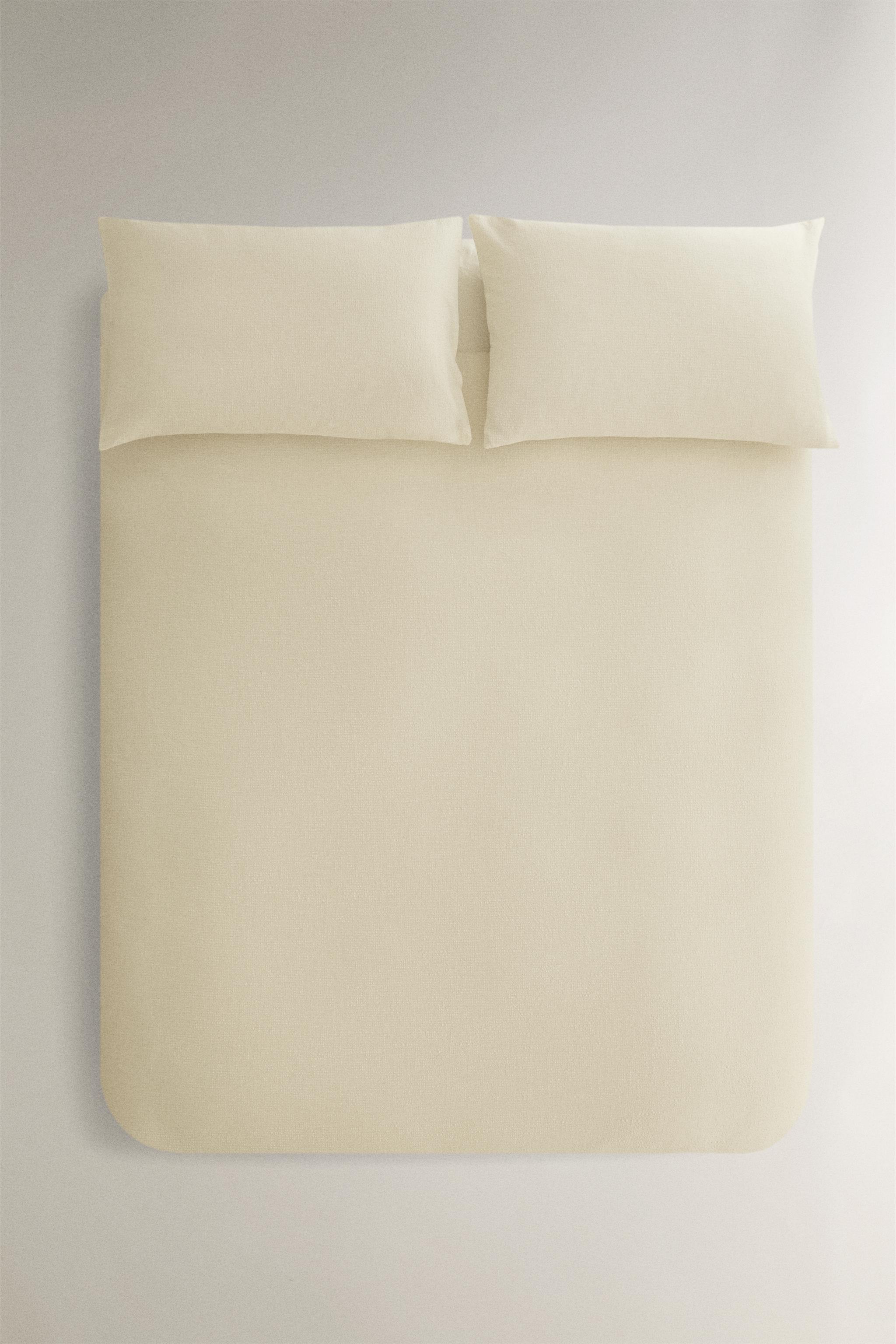 TEXTURED COTTON DUVET COVER